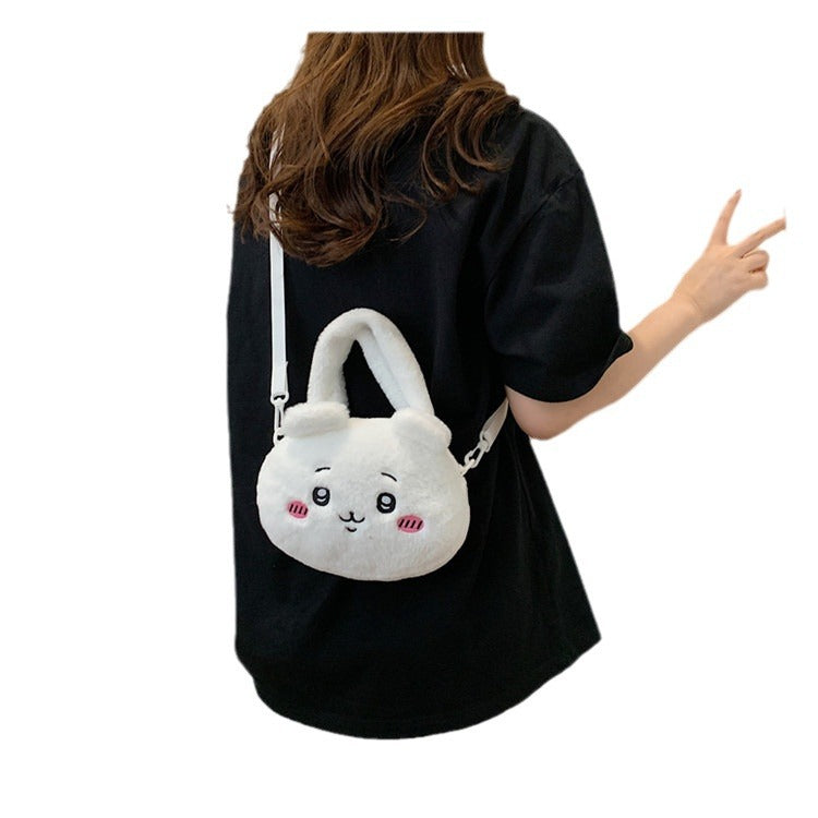 Innovative Unique Cartoon Cute Plush Portable Crossbody Bags