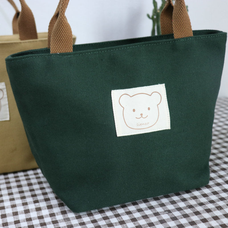 Women's Box Cute Bear Cloth Label Mom Handbags