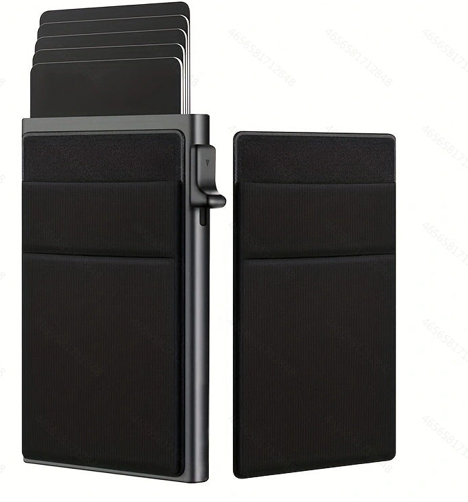 Alloy Automatic Pop-up Business Swiping Metal Card Holder