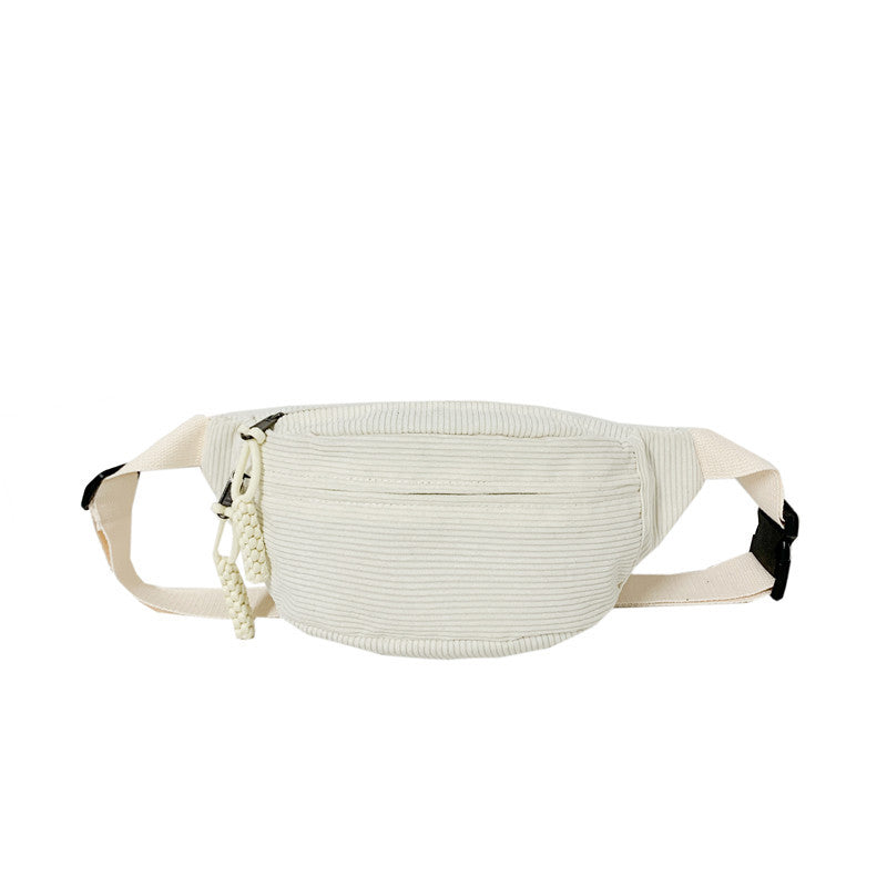 Trendy Simple Leisure Style Fashion Solid Waist Packs