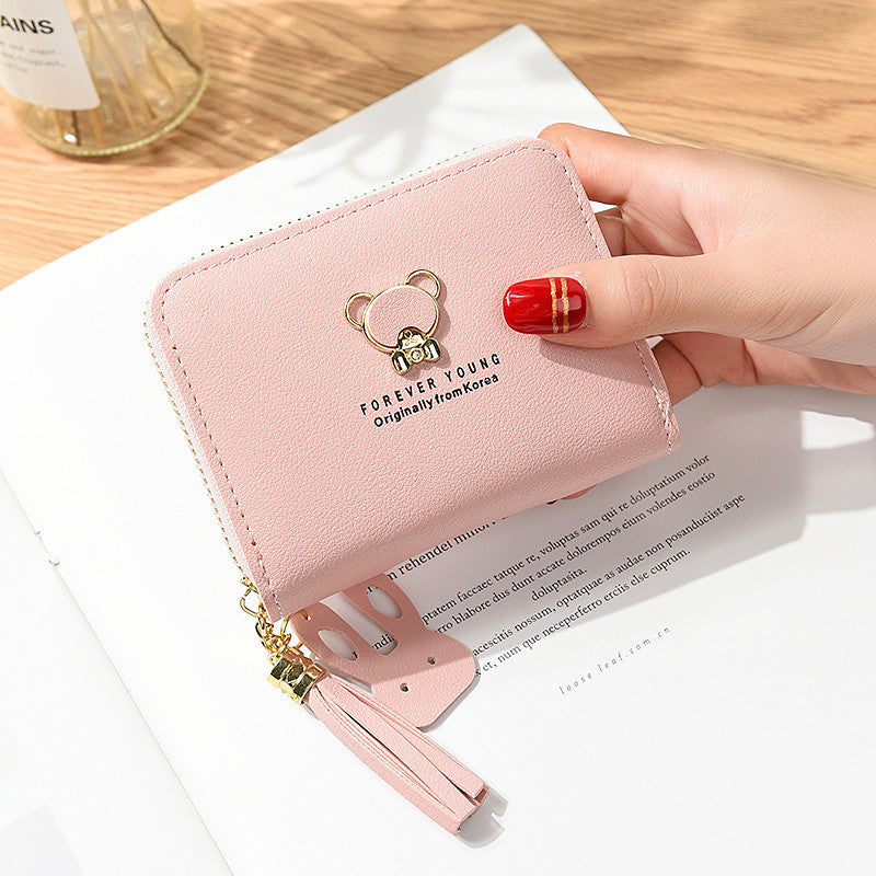 Women's Zipper Short Fashion Small Cute Coin Purses