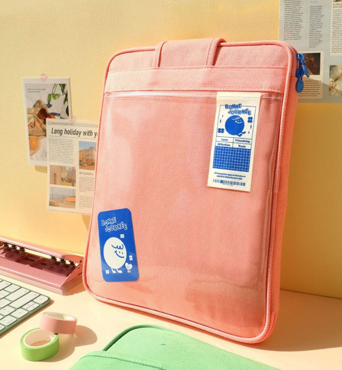 Sacs pour tablettes légers avec doublure protectrice à ventouse Macaron Pc