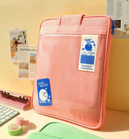 Sacs pour tablettes légers avec doublure protectrice à ventouse Macaron Pc