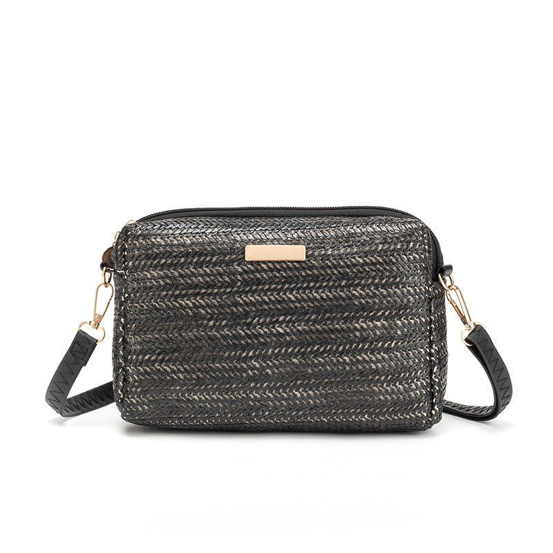 Women's Niche Woven Fashion Straw Beach Crossbody Bags