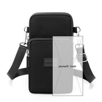 Female Pure Color Mobile Vertical Mini Phone Bags