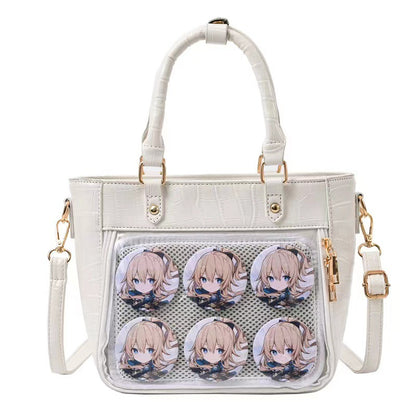 Tote Cartoon Double-sided Commuter Elegant Ribbon Portable Crossbody Bags