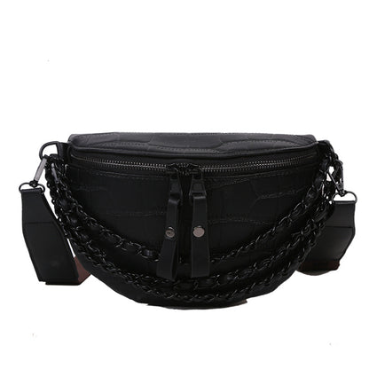 Women's Fashion Korean Wide Strap Mobile Waist Packs