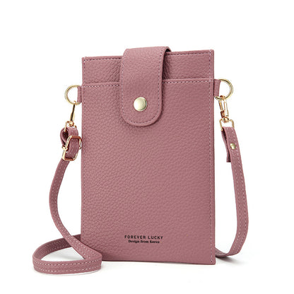 Women's Cell Solid Color Summer Fashion Simple Phone Bags