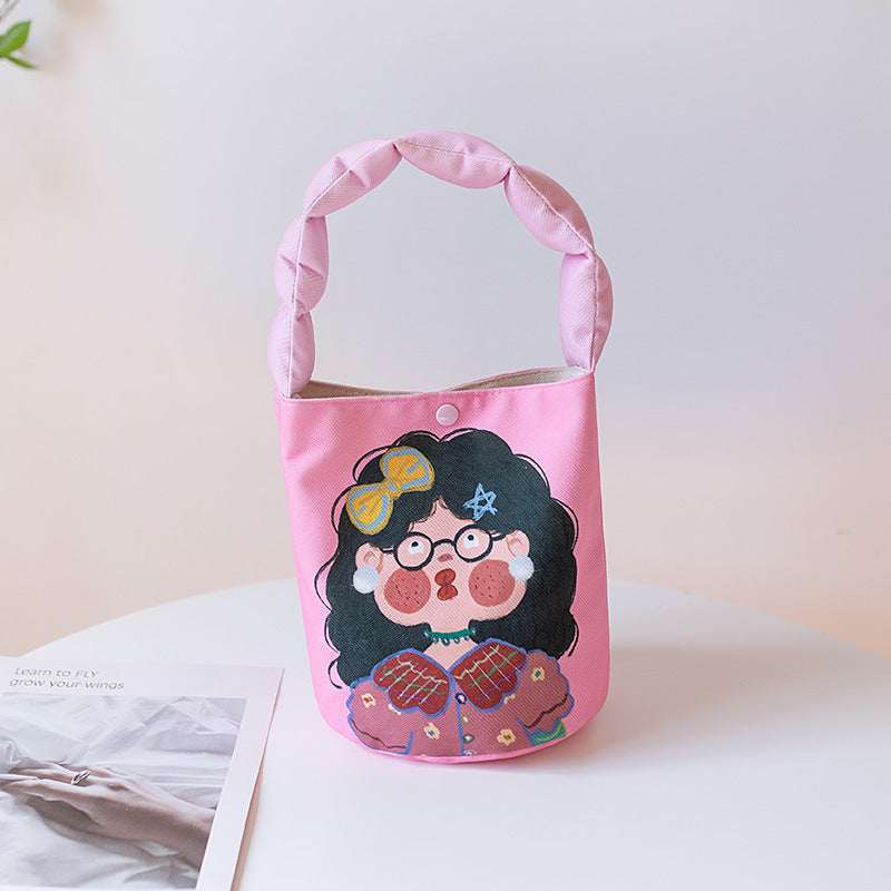 Women's Underarm Cute Cartoon Hand Gift Handbags