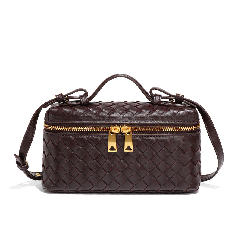 Slouchy Hand-woven Fashion Box Portable Lunch Bags