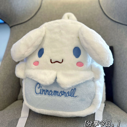 Sacs d'école maternelle en peluche de style petit cœur mignons