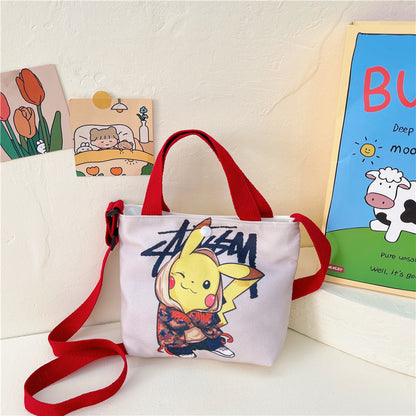 Children's Canvas Cartoon Cute Fashion Boys Children's Shoulder Bags