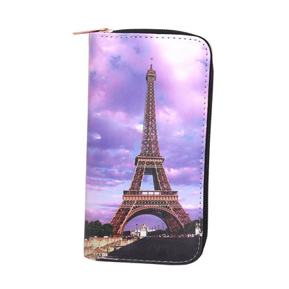 Women's & Men's & Korean Style Eiffel Tower Landscape Purses