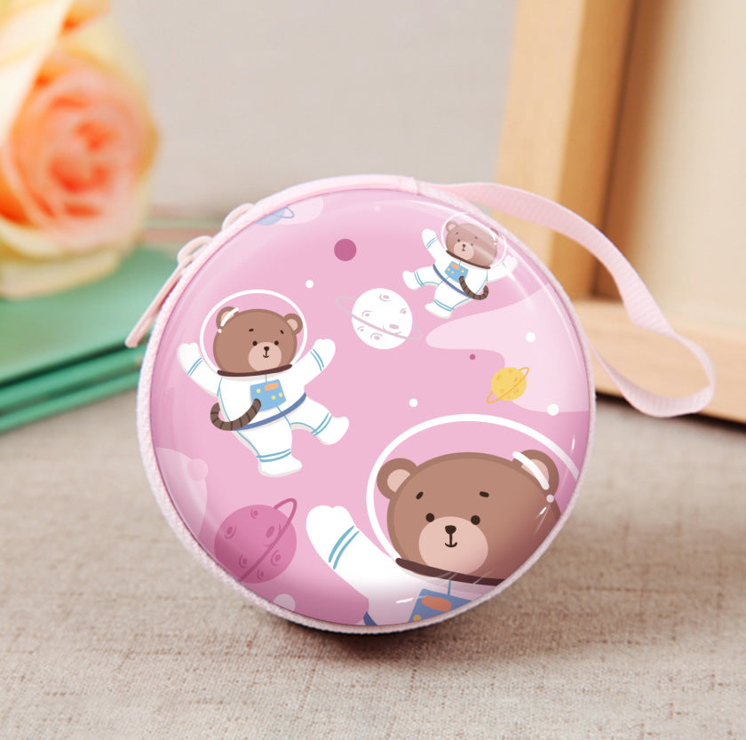 Astronaut Small Change Storage Headset Cable Coin Purses