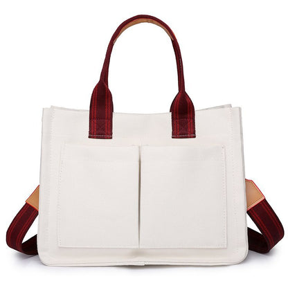 Women's Spring Canvas Retro Large Capacity Tote Bags