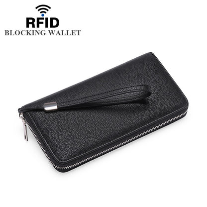 Women's Swiping Large Capacity Long Multi Slots Ladies Wallets