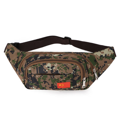 Sacs de taille pour hommes en nylon multifonctionnels camouflage pour caissier mobile épaississant