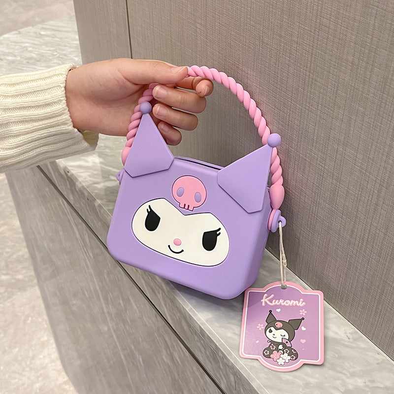 Petits sacs à bandoulière en silicone pour enfants Melody Clow