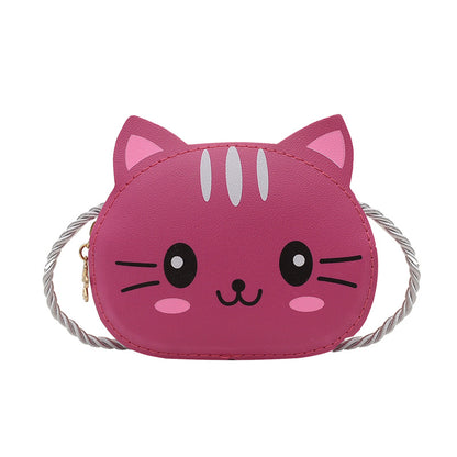 Mini Zipper Cute Cartoon Fashion Western Children's Shoulder Bags