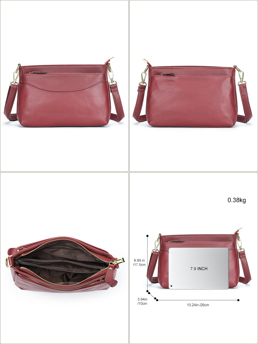 Women's Genuine Leather Soft Small First Layer Shoulder Bags