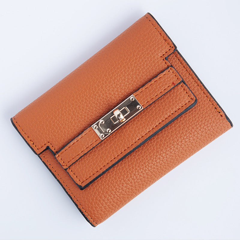 Women's Large Capacity Korean Style Solid Color Ladies Wallets