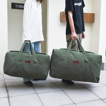 Sacs de voyage portables en toile épaisse de grande taille pour femmes et hommes