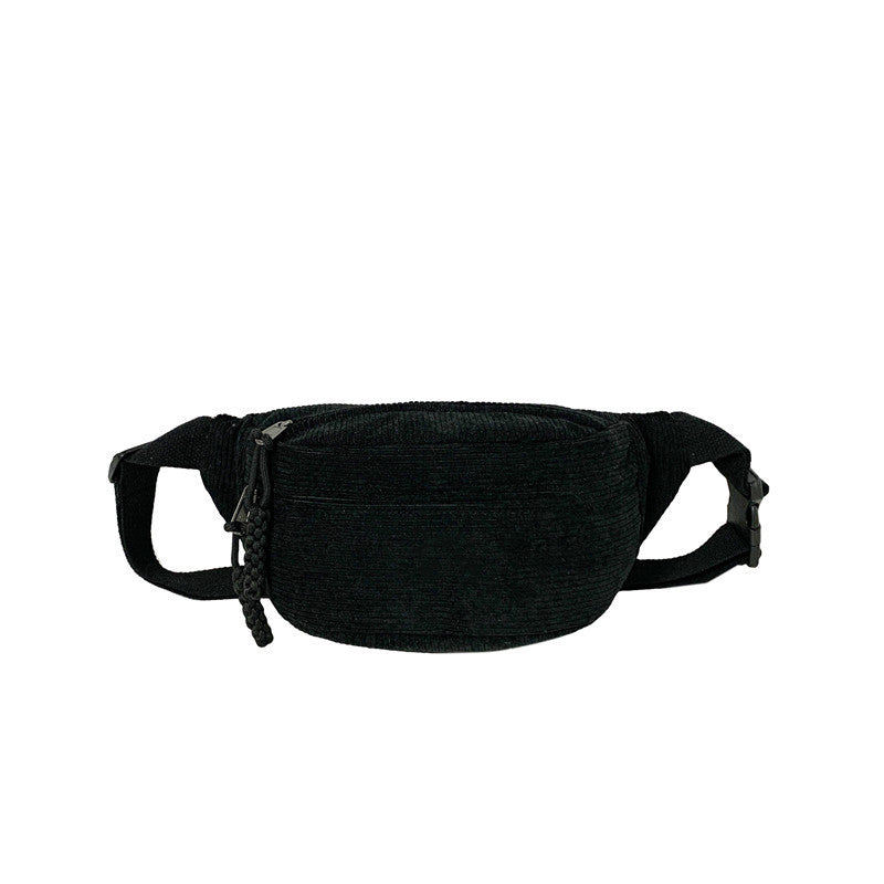 Trendy Simple Leisure Style Fashion Solid Waist Packs