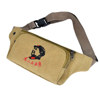 Trendy Unique Charming Cell Portable Canvas Men's Waist Packs