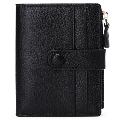 Women's Short Leather Large Capacity Multifunctional Zipper Ladies Wallets