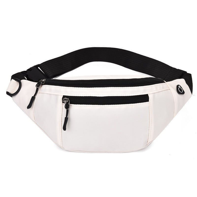 Women's & Men's Korean Style Fashionable Simple Multifunctional Oxford Cloth Waist Packs