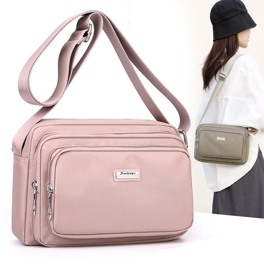 Women's Small Fashion Nylon Cloth Solid Color Bags