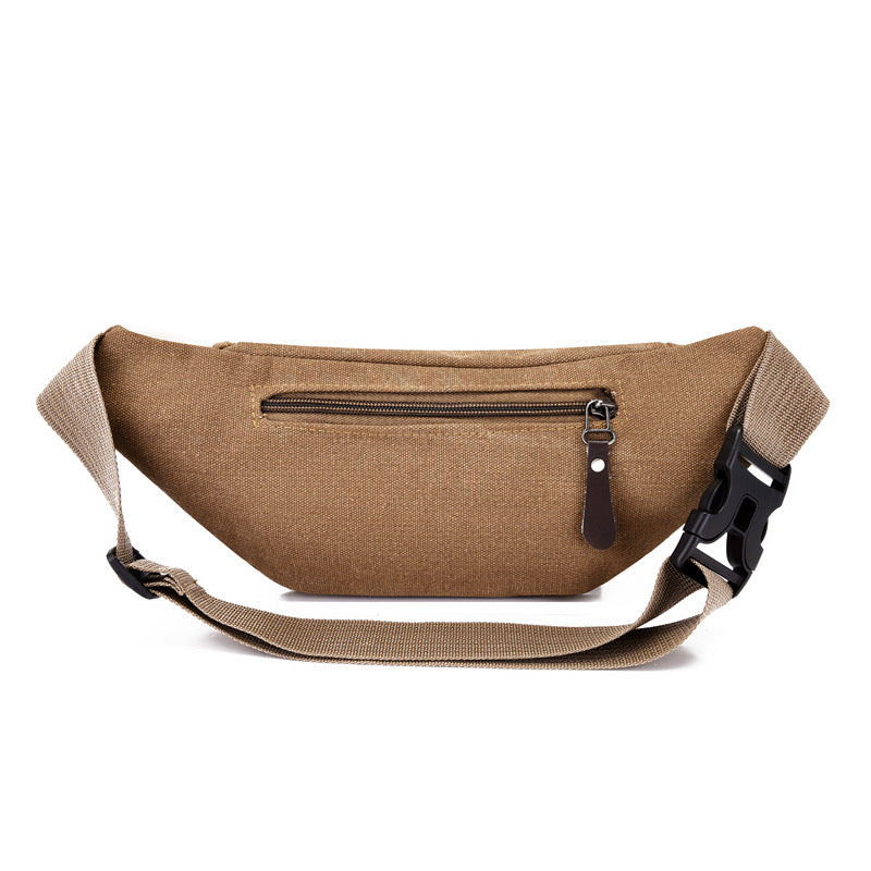 Sacs banane multifonctions en toile pour hommes, petits sacs en tissu pour caissier mobile