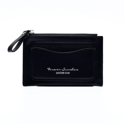 Women's Classic Korean Short Thin Simple Ladies Wallets