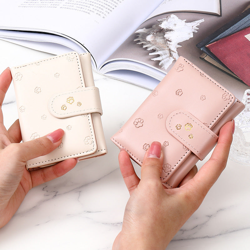 Women's Korean Short Solid Color Simple Ladies Wallets