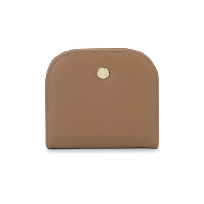 Women's Semicircle Mini Cute Compact Pure Color Ladies Wallets