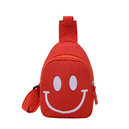 Children's Cute Pockets Korean Smiley Trendy Fashion Purses