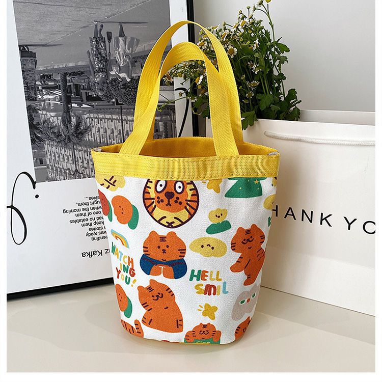 Children's Portable Korean Style Heart Mummy Lunch Bags