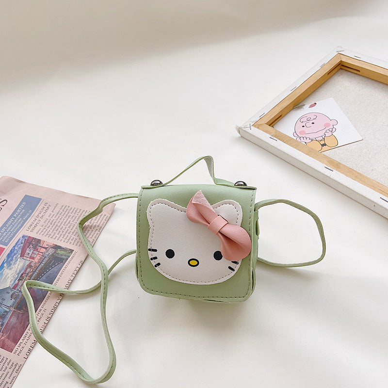 Nouveaux sacs d'accessoires pour enfants avec un joli nœud en forme de chat