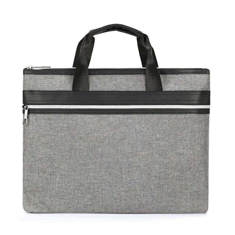 Sacs pour ordinateur portable en tissu Oxford pour femmes et hommes et sacs à fermeture éclair pour conférence