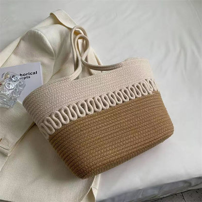 Women's Cotton Thread Summer Versatile Fairy Woven Crossbody Bags