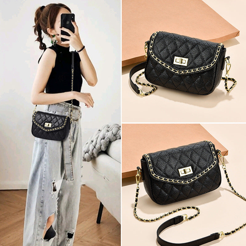 Trendy Women's Summer Fashion Simple Latch Bags