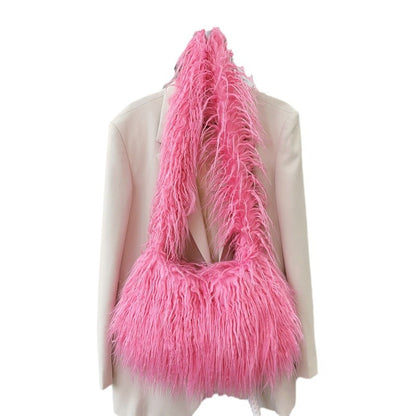 Sheep Fur Imitation Plush Millennium Spice Handbags