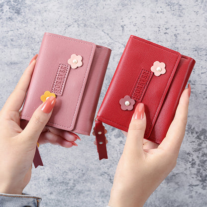 Women's Korean Short Creative Fashion Hasp Ladies Wallets