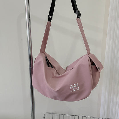 Sacs de voyage de grande capacité en nylon pour le rangement du fitness et de la mode féminine