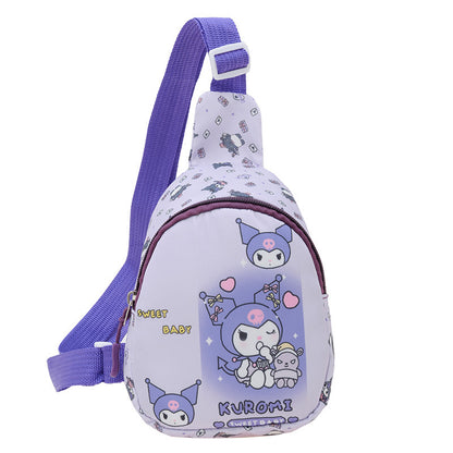 Sacs à bandoulière pour enfants de style coréen mignons pour garçons avec dessin animé imprimé