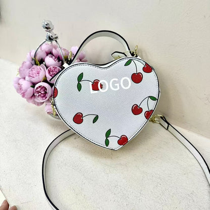 Women's Autumn Cartoon Cute Heart Shape Trendy Crossbody Bags