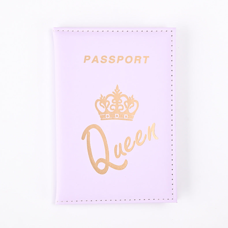 Paquet d'identification de billet de couverture de passeport au toucher peau unie