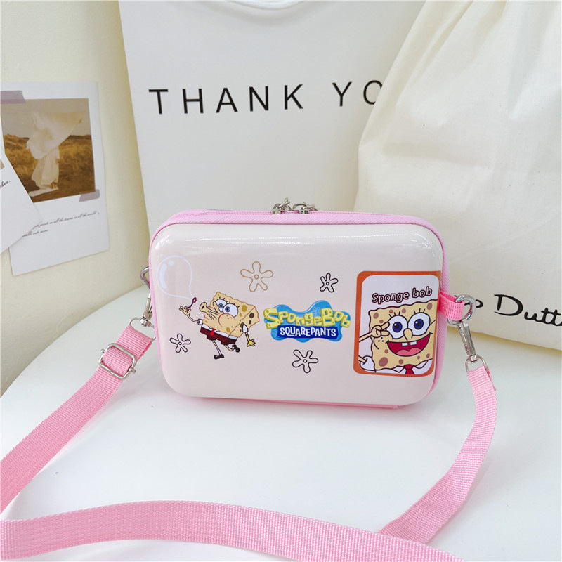 Children's Cartoon Small Korean Style Box Mobile Children's Shoulder Bags