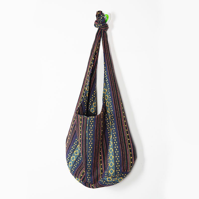 Ethnic Style Striped Totem Strap Hobo Phone Bags