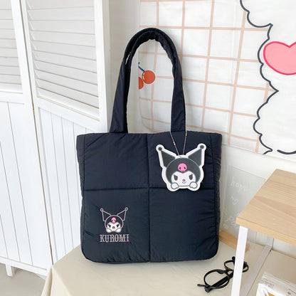 Rabbit Down Cloth Large Capacity Good-looking Handbags